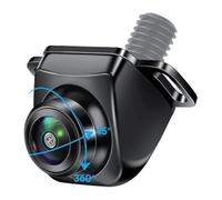 Cámara Aparcamiento Trasera Cámara Visión Trasera para Coche 170 Grados Ojo Pez Nocturna Sin Perforaciones AHD 1920 X 1080P CVBS Lente Estacionamiento Respaldo Universal(TypeB-AHD 1080P)