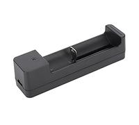 Cámara BatteryCharger Black PC Universal Single Slot USB Cargador de Batería Adaptador LED Carga Inteligente para Li Ion Cell 18650 26650 14500