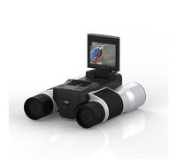 Cámara Binocular Digital con Zoom óptico de 12x con Pantalla HD de 2.0 Pulgadas, Grabación de Video 1080P, Diseño Liviano y Portátil para Observación de Aves, Fútbol