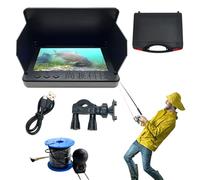 Cámara buscadora de Peces, cámara Impermeable para en Hielo con Pantalla HD de 4.3 Pulgadas, Gran Angular de 220 Grados, buscador de Peces portátil, Ayuda Profesional de para Hombres y