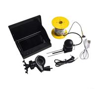 Cámara buscadora de peces con 4 pantallas IPS HD de 3 pulgadas, infrarrojos, gran angular de 220 grados, batería de 6000 mAh y cable de 30 metros para pesca en aguas profundas (20 m)