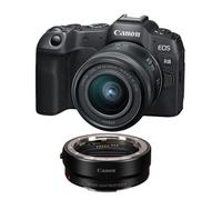 Cámara Canon EOS R8 + objetivo RF 24-50 mm f4.5-6.3 IS STM + adaptador de montura EF-EOS R nuevo