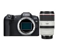 Cámara Canon EOS R8 + objetivo RF 70-200 mm f/2,8 L IS USM nuevo