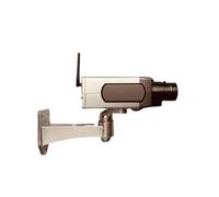 Cámara CCTV decorativa antirrobo con efecto de luz parpadeante, solución económica, cámara de seguridad de simulación