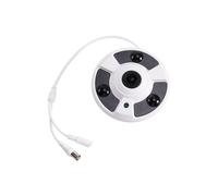 Cámara CCTV Panorámica AHD de 180 con Gran Angular, TVI CVI 4 en 1, Lente de 1,7 mm, Seguridad Diurna y Nocturna, Cámara Domo Ojo de Pez de 2 MP