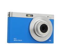 Cámara compacta, 50 MP Cámara digital portátil antifluctuación para vlogs (Azul)