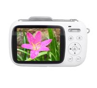 Cámara Compacta 5K 80MP 18X Zoom Digital Pantalla IPS Grabación de Fotografía Cámara Portátil de Viaje Al Aire Libre (White)
