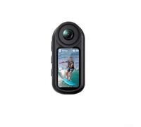 Cámara compacta de acción portátil 4K para viajes al aire libre filmación y documentación personal con captura de video de 120 minutos (negro)
