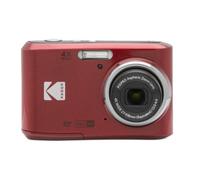 KODAK Pixpro FZ45 - Cámara Digital compacta con 16,44 megapíxeles, Zoom óptico 4X, Pantalla LCD de 2,7 Pulgadas, grabación de vídeo HD 720p, Incluye Pila AA - Roja