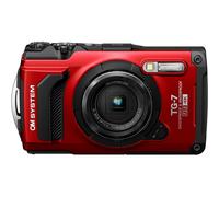 Cámara compacta OM SYSTEM TG-7 roja nuevo