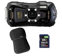 Cámara Compacta Pentax WG-90 16MP Zoom Óptico 5x Full HD Resistente Negro