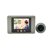Cámara con Timbre, Mirilla Digital intelinte con cámara, visión Nocturna, detección de Movimiento, batería de Litio integrada, Timbre electrónico de 2,8 Pulgadas,Sistema de Seguridad para el hogar(B)