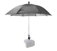 Cámara con zapata de flash, paraguas, protección solar, giratoria 360°, cubierta de lluvia montada en zapatos calientes, accesorios fotográficos impermeables para cámaras réflex DSLR, negro, 50 cm