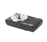 Cámara con Zoom Digital 16X, Luz de Relleno Incorporada Cámara 4K HD Fácil de Usar Pantalla de 2,8 Pulgadas Carcasa de Plástico 44MP para Grabación (Black)