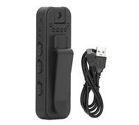 Cámara Corporal 256G, Batería de 500 MAh para Cámaras Corporales HD 1080P, Lente Giratoria Tipo Clip Trasero de Cámara Visual Nocturna, Videocámara con Audio y Video para