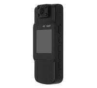 Cámara Corporal 4k, Mini Cámara Corporal Portátil con Grabación de Audio y Video, Visión Nocturna Infrarroja, Detección de Movimiento, Cámara de Acción con Clip Antivibración