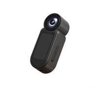 Cámara corporal 4K portátil, cámara de acción 4K con soporte magnético, grabadora de video HD para el trabajo, deportes, vlog, grabación en bucle, uso compartido, diseño compacto (negro)