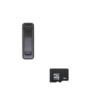 Cámara Corporal, Cámara corporal Mini Digital Hd Cámara Micro Cam Night Vision Motion Snapshot Flashlight Loop Grabación Videocámara Video Cam(With 64GB TF)