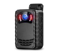 Cámara Corporal, Cámara corporal N9 con audio IR Visión nocturna usa externa Dakota del Sur Máximo 25 6GB DVR Cámara de grabación Cámara de policía más pequeña(Only Camera)