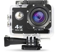 Cámara corporal deportiva: cámara de acción impermeable 4K30FPS con lente gran angular, perfecta para aventuras montadas en el casco.
