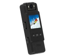 Cámara Corporal HD Portátil, Cámara Corporal Portátil HD 1080P para Aplicación de la Ley con Rotación de 180 Grados, Detección de Movimiento WiFi para Reproducción Rápida en