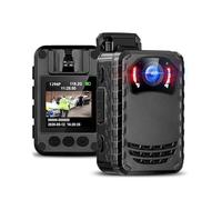 cámara corporal Mini cámara corporal N9 Full HD 1296P, cámara montada en el cuerpo, pequeña cámara portátil de visión nocturna for el cuerpo de la policía, 8GB-512GB ( Color : Add 8GB Card , Size : 1