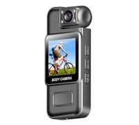 Cámara corporal portátil con sonido de alta resolución/video de lente de ajuste de 180°, herramienta de mano, grabadora de video portátil