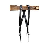 Cámara correa de cuero NEGRO de la correa de hombro del cuello Para reflex dslr canon 5d mark IV III II 6D 7D 60D a 700D 650D 600D, nikon D7100 D7000 D5100 D5200 D3200 D3100 D800 D600