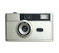 Cámara de 35 mm no desechable, reutilizable, 135 película de estudiante, máquina de película retro con luz intermitente para viajes, bobinado manual
