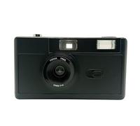 Cámara de 35 mm, no desechable, reutilizable, 135 película de , máquina retro con luz intermitente para viajes, bobinado manual de película