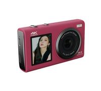 Cámara de 80 MP con enfoque automático 4K, doble pantalla, portátil, para jóvenes, principiantes, disparos, modo de disparos, cámara digital para viajes
