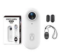 Cámara de acción 4K, cámara corporal manos libres con grabación de audio y video para ciclismo y buceo, cámara POV, incluye configuración sencilla