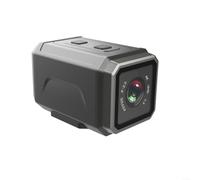 Cámara de acción 4K con lente gran angular y mejora WDR, soporte manos libres para casco para ciclismo, motocicleta, viajes y paseos de mascotas, grabación continua de 8 horas en modo 2K