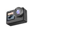 Cámara de acción cámara de doble pantalla cuerpo giroscópico de transmisión impermeable (Tamaño: añadir tarjeta de memoria de 128G, color: paquete 2)