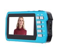 Cámara de Acción Cámara Subacuática 4K con Luz de Relleno, Pantallas Duales con Zoom 16X de 56 MP, Cámara Digital Impermeable de 10 Pies para Natación, Rafting, Surf, Batería de