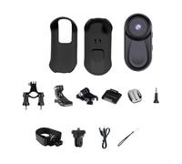 Cámara de acción compacta con video 1080P y batería de larga duración, ideal para mascotas y imágenes de viaje (negro)