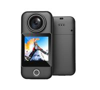 Cámara de Acción de Bolsillo C300 4K 30FPS con WiFi 5G/2.4G y Pantalla Táctil de 1.3" para Vlogs, Ciclismo y Buceo. A
