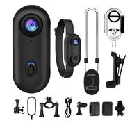 Cámara de acción de Pulgada,Cámara de acción portátil | Dispositivo Vlog portátil Impermeable Gran Angular de 170° para Deportes Moto Senderismo Viaje al Aire Libre