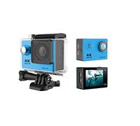 Cámara de Acción, Deportes Dv 4k Cámara de Deportes de Buceo aéreo al Aire Libre WiFi Mini Mini(Blauw)
