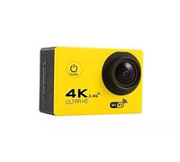 Cámara de Acción, Deportes DV HD con Control Remoto WiFi Cámara Impermeable a Prueba de Agua a Prueba de Agua Cámara de Buceo aéreo a Prueba de Agua(Yellow)