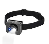 Cámara de acción iluminada de faro: cámara montada en la cabeza, dispositivo de control de detección inteligente | Camita de aventura electrónica absorbente de choque, cámara de vlogging portátil para