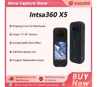 Cámara de Acción Insta360 X5 2025, Nueva, 8K 30fps, Lentes Intercambiables, Chip IA, Rendimiento Superior en Condiciones de Baja Luz, Larga Duración de Batería, Insta X5 Insta360-X5 Combo