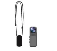 Cámara de acción magnética portátil 2K para mascotas, viajes y uso diario, 2K/1080P, 30 FPS, formato AVI, carga USB-C, 650 mAh, carcasa ABS, tarjeta TF de hasta 128 GB