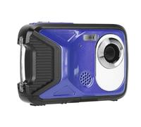 Cámara de Acción Subacuática, Cámara Impermeable de Larga Duración de Batería 21MP 1080P Detección de Rostro para Bucear (Blue)