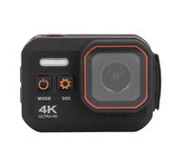 Cámara de Acción WiFi 4K 60FPS 16MP con Pantalla de 2, Gran Angular de 170°, Cámara Impermeable IPX8 con 6 Ejes Incorporados Antivibración, Baterías de 1050mAh Cámara Vlog