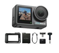 Cámara de acción Xtra, sensor de 1/1.3 pulgadas y video cinematográfico 4K, hiperestabilización, cámara impermeable de hasta 52 pies, batería de 3 horas, montaje rápido universal, cámara de vlogging