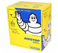 Cámara de aire 10'' 4.00-10, 110-80-10 michelin válvula 10c3 codo 90°.