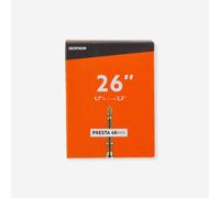 Cámara de aire bicicleta 26x1,7/2,2 válvula presta 48 mm Talla única