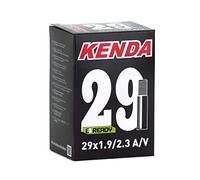 Cámara de Aire para Bicicletas - Válvula Schrader de 28 mm - 29 x 1.9 - Espeso de 1 mm - Cámara de Bicicleta Antipinchazos con Autosellante Incorporado - Negro - Kenda