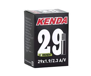 Cámara de Aire para Bicicletas - Válvula Schrader de 28 mm - 29 x 1.9 - Espeso de 1 mm - Cámara de Bicicleta Antipinchazos con Autosellante Incorporado - Negro - Kenda